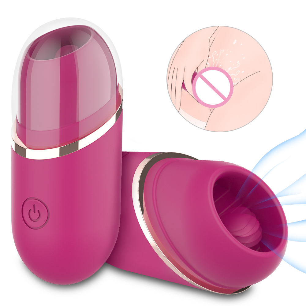 Productos Sexua Sucker Clitoris Stimulator Vibrator Nipple Stimulator Licking Sucking Tongue Vibrator Sex Toys For Woman