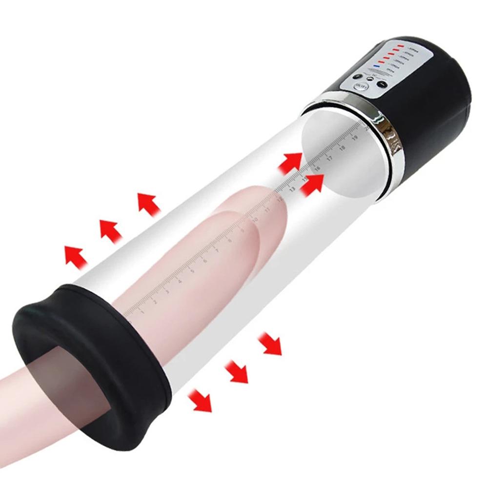Hot Selling Electric Men Masturbation Male Electric Erection Aid Dildo Enlarger Penis Male Masturbation Pump Wholesale