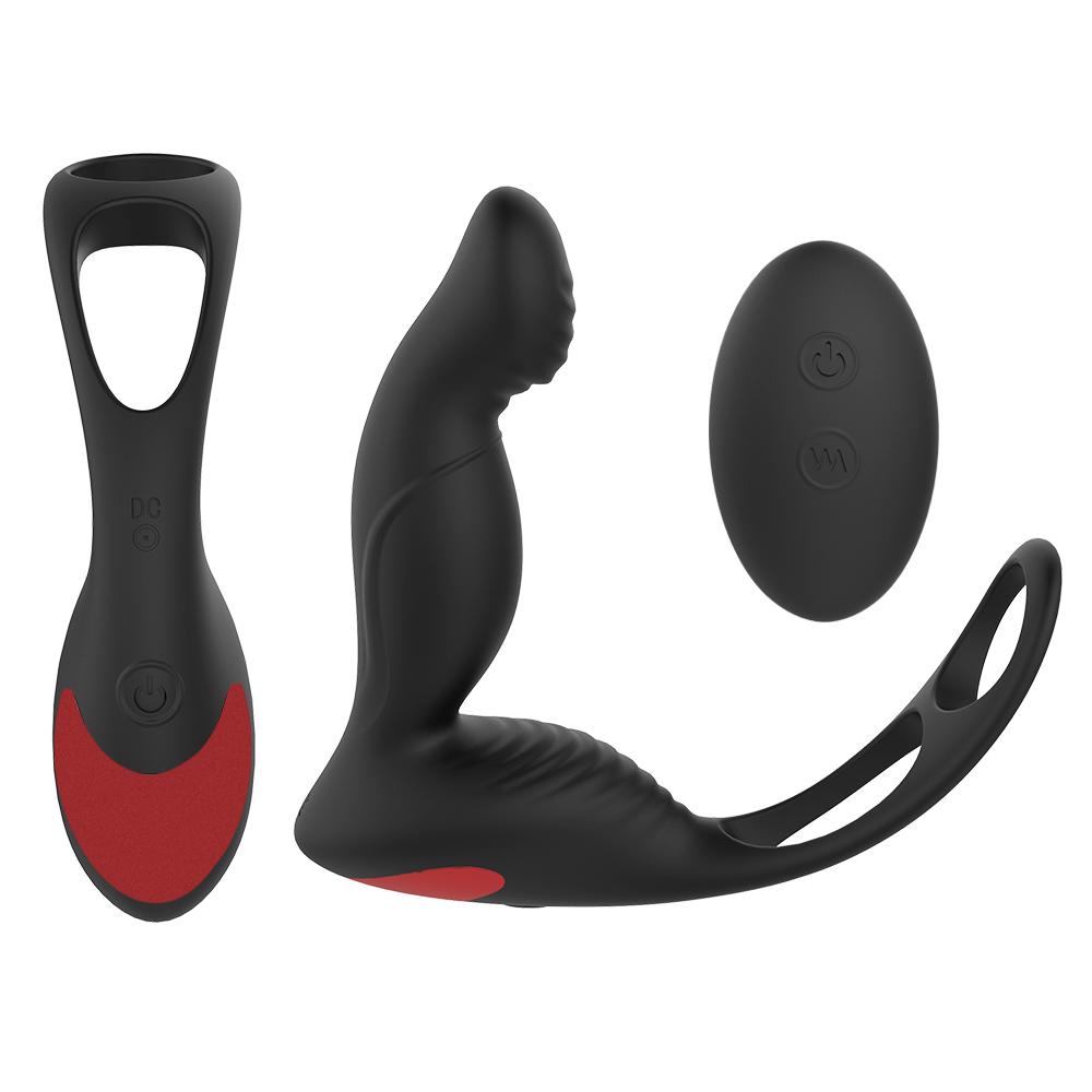 Anal Plug Sex Toy Vibrator Telescopic Silicone Vibrator Prostate Massager For Couples
