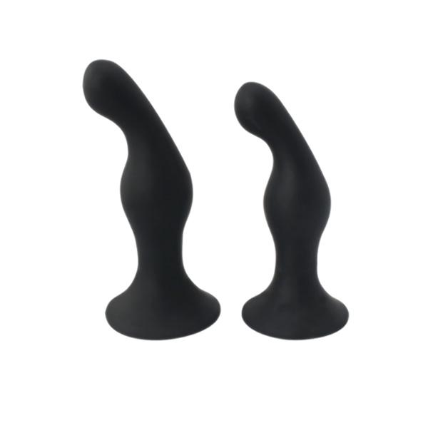  2pcs/set Silicone Butt Plug Set Silicone Anal Plug Easy To Cleaning Anus Anal Toys