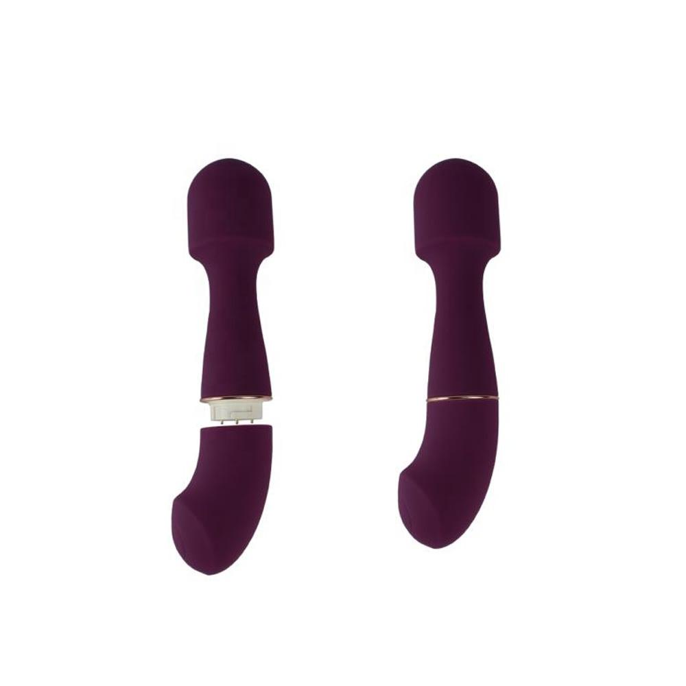 Interchangeable Head Wand Massager Rechargeable Couples Vibrator Vibrator For Woman