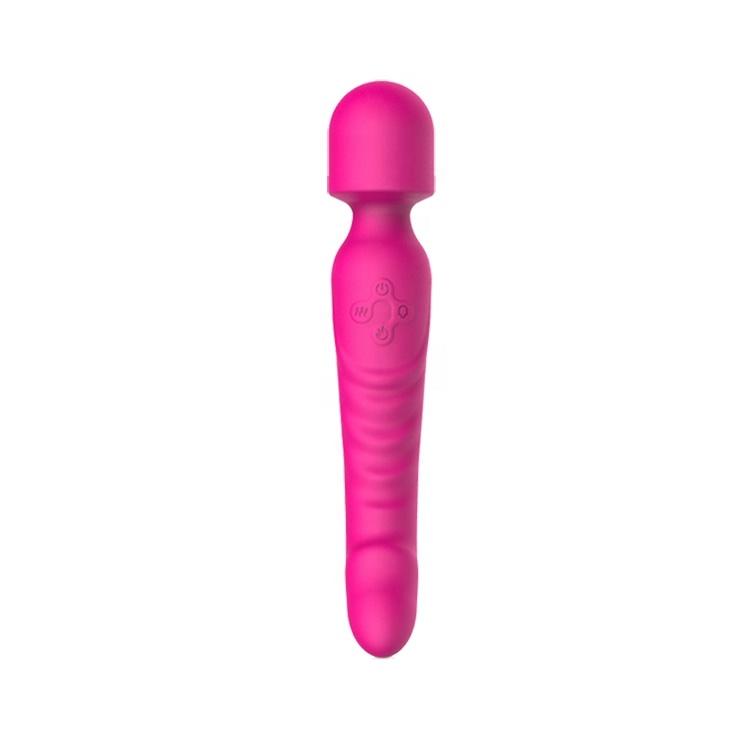 Best Selling 2 Motors Wand Massager Swing Extend Rotating Vibrator