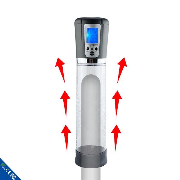 Newst Electronic Lcd Display Usb Recharging Meal Vacuum Enlargement Water Penis Pump