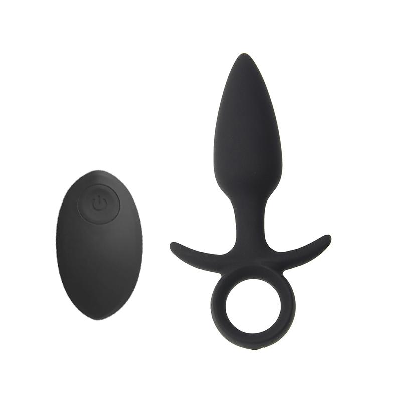 Full Silicone Remote Control Electric Anal Plug Vibrator Anal Adult Sex Toys