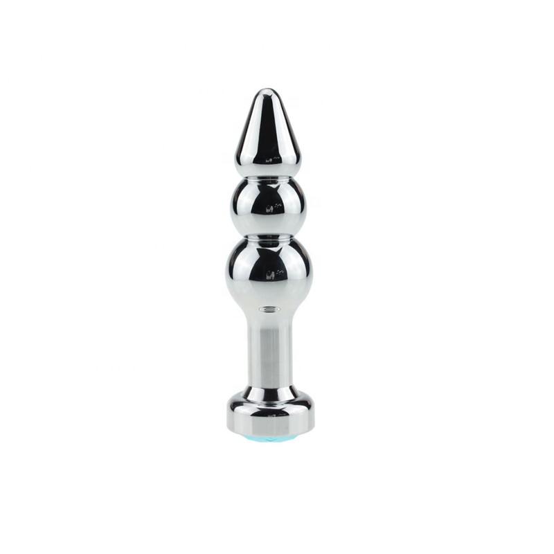 3 Beads Mini Metal Steel Anal Butt Plug Ball Sex Toy