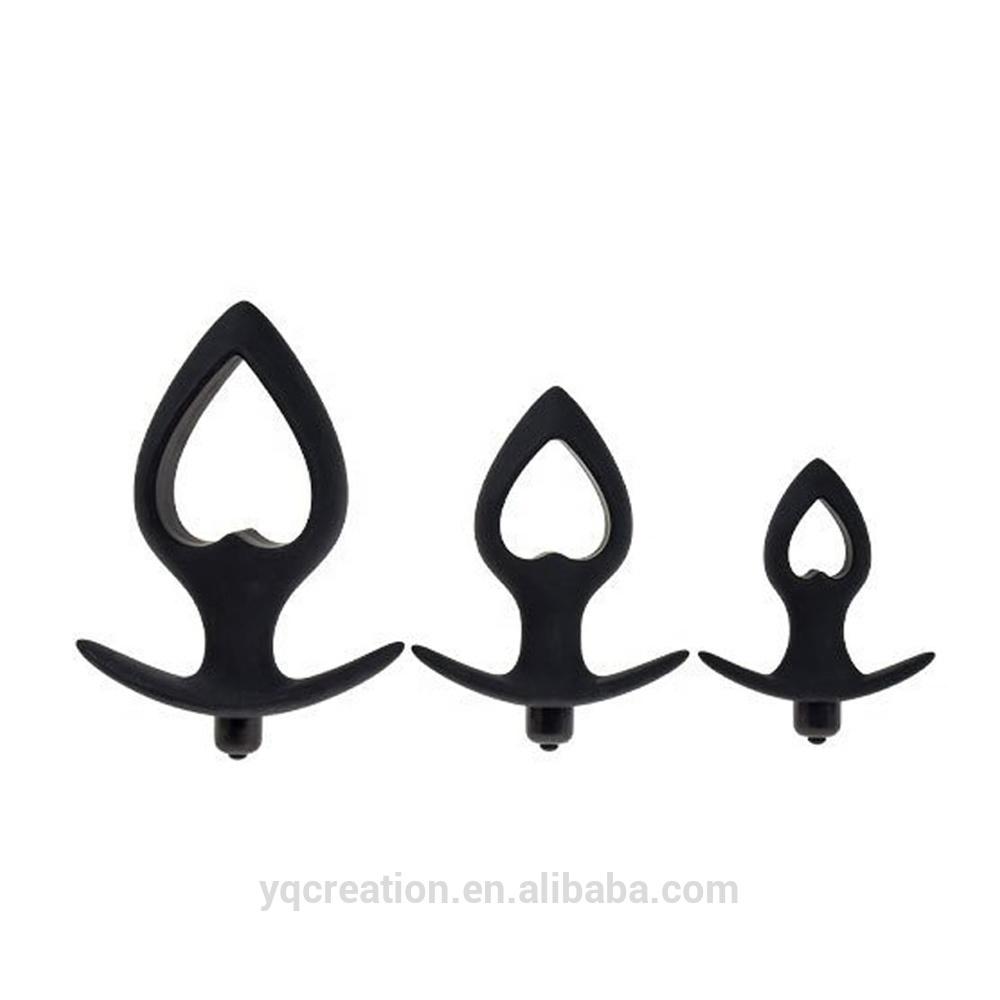Big Heart-shaped Sex Toy Set Vibrating Anal Plug With Anal Bullet Sex Toys Gay