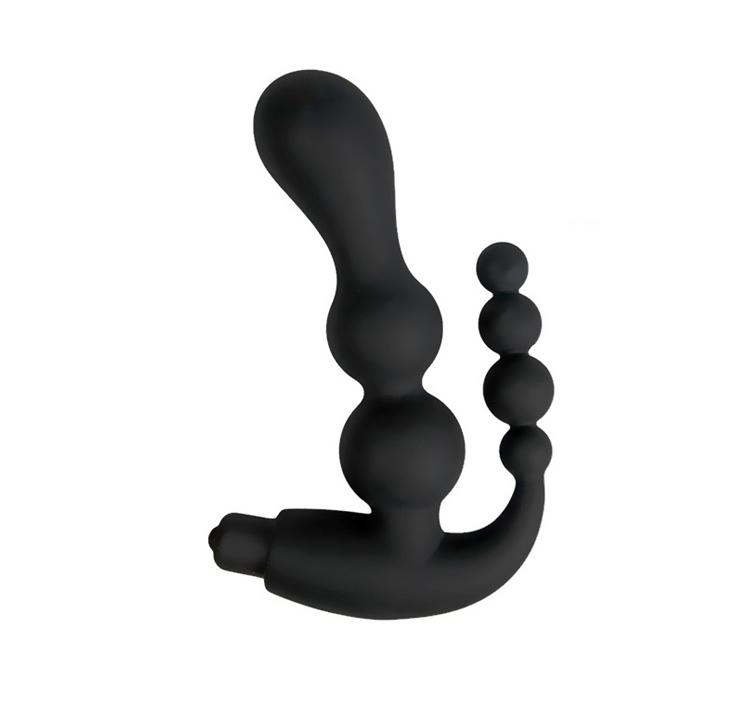Medical Silicone Anal Butt Plug Vibrating Prostate Massager For Male Toys Sex Adult