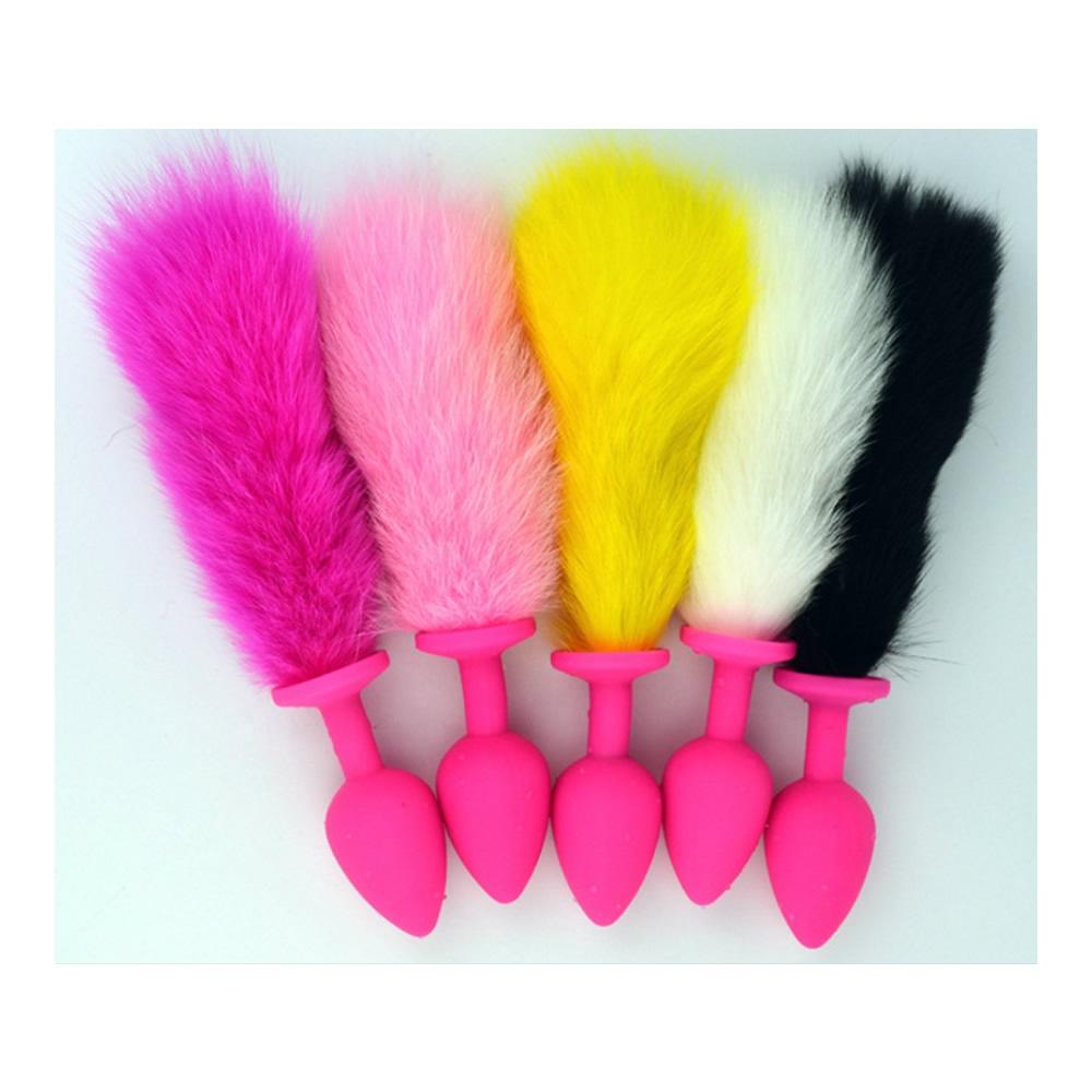 Cosplay Anal Erotics Fox Tail By Homemade Anal Sex Toys Sex Products Silicone Anal Plug