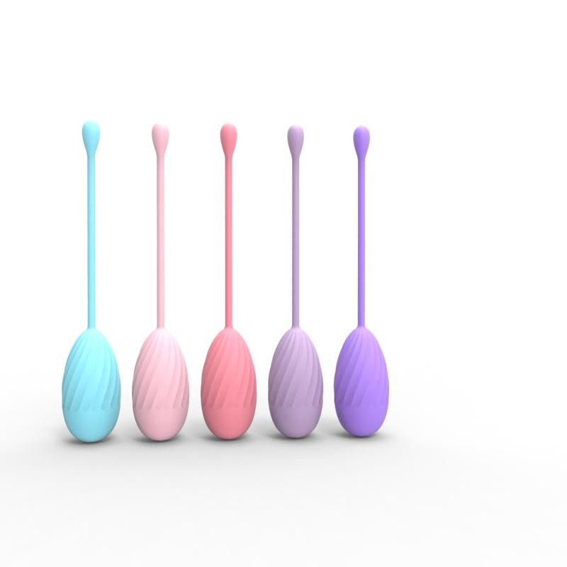 Silicone Ben Wa Ball Pelvic Tighten Exercise Kit Smart Vaginal Vibrator Adult Sex Toy Kegel Weight Balls Set