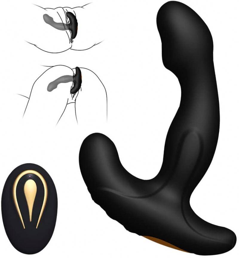 Remote Control Prostate Massager Silicone Anal Butt Plug Sex Vibrator For Woman Couple Anal Plug Sex Toys For Gay
