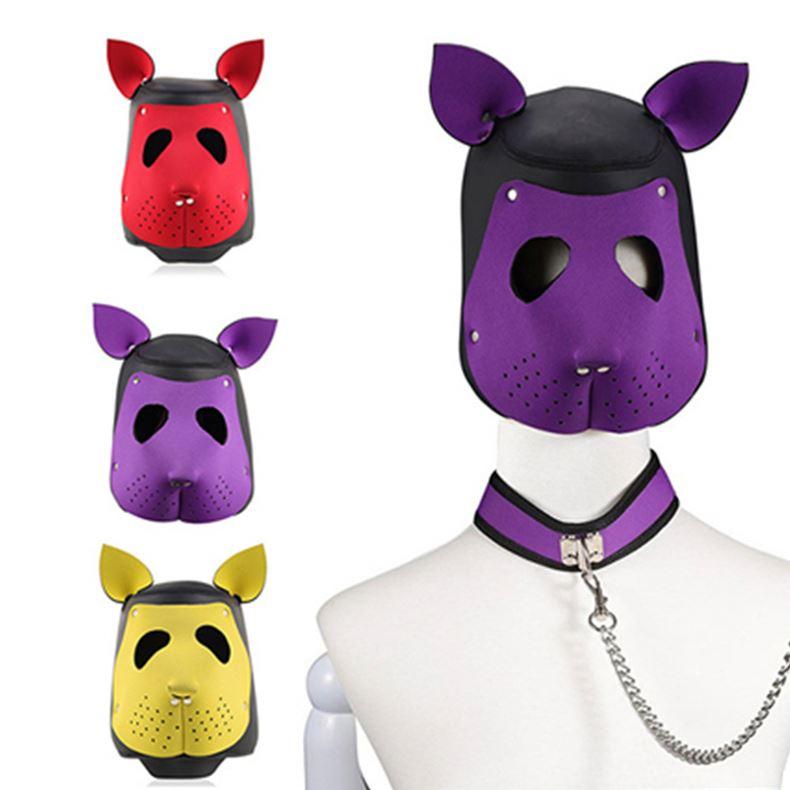 Sm Bondage Mask Puppy Hood Bdsm Restraint Set Bondage Gear Sex Toys For Men And Woman Roleplay Sex Game