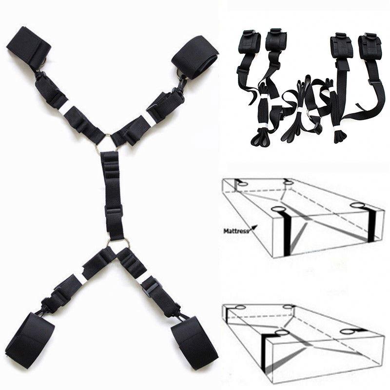 Bed Bondage Bdsm Restraints Belts Sex Toys For Men And Woman Couple Slave Restraints Bdsm Bondage Toys Sex Game Fun Roleplay