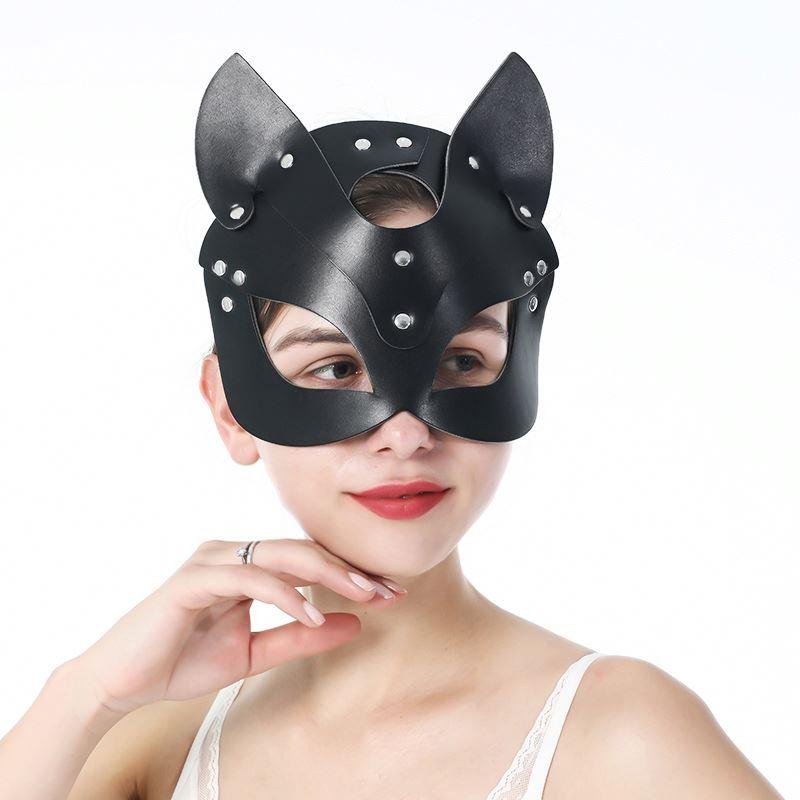 Bdsm Mask Catmask For Roleplay Sex Toys For Men And Woman Party Face Masks Sex Game Sm Restraint