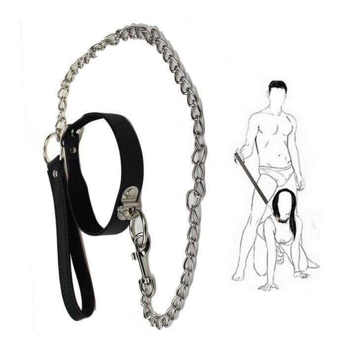 Bdsm Bondage Set Erotic Sex Collar Leash Flirting Adult Sex Toys Slave Collar Slave Leash Neck Chain Sex Game