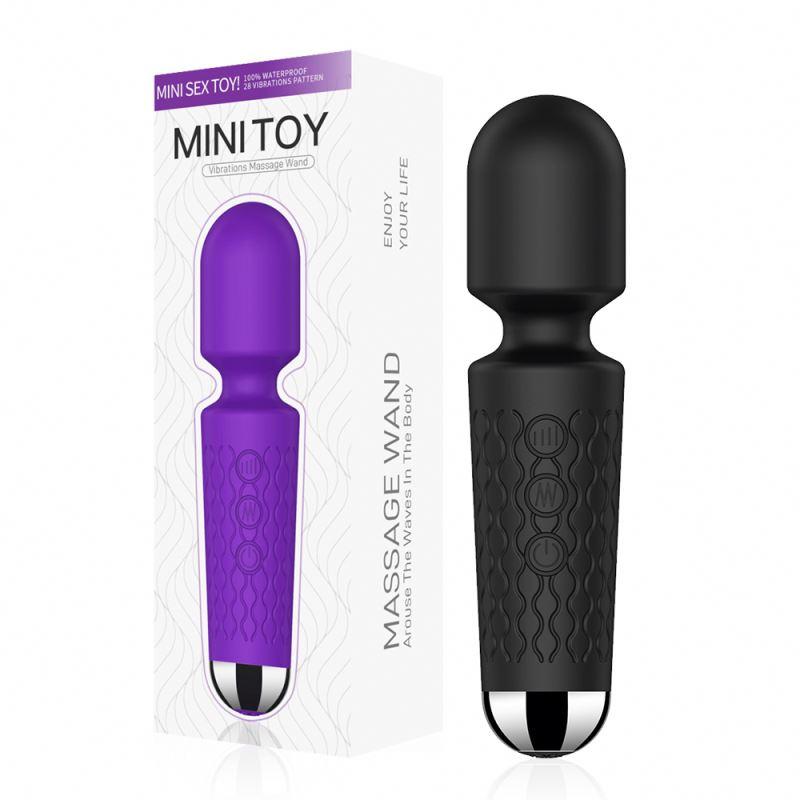Waterproof Mini Wand Massager Sex Toys For Woman And Men Massage Vibrator Personal Health Body Massager