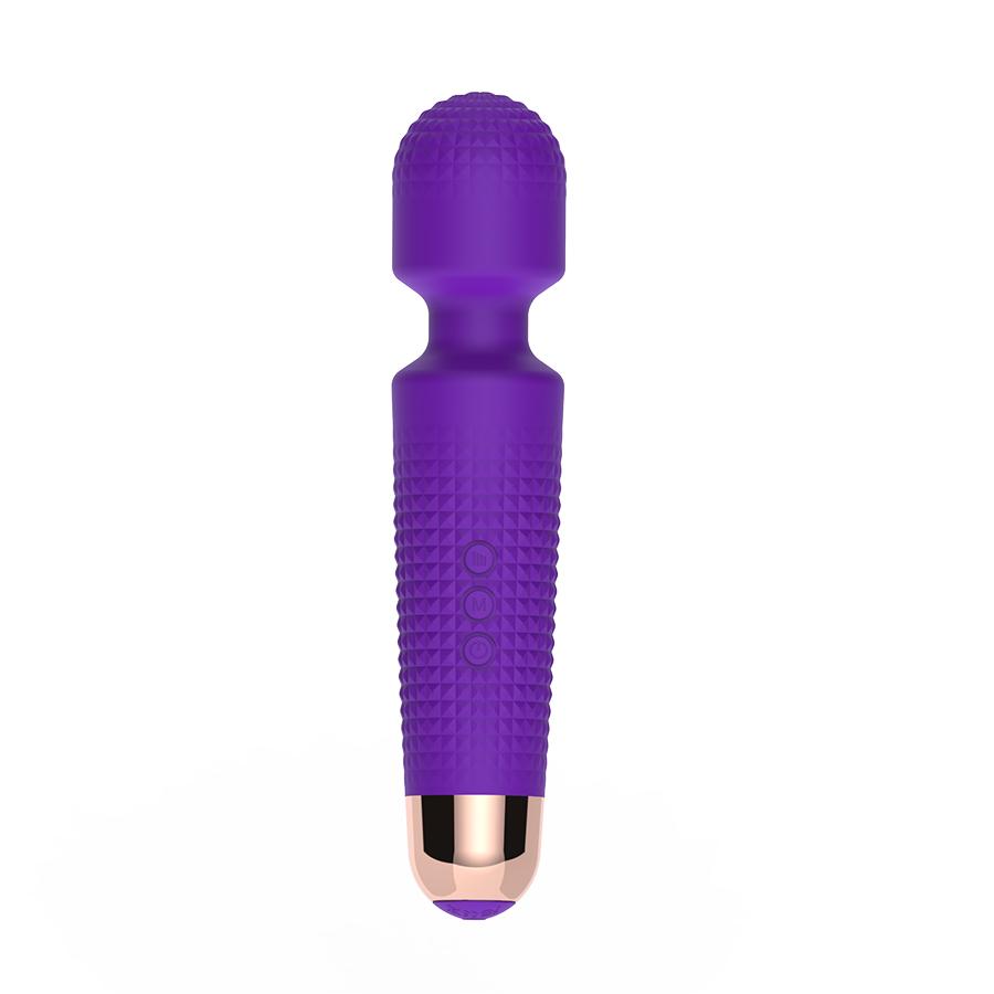 Powerful Silicone Wand Massager Usb Charge Sex Vibrator Female Clitoral Stimulator Sex Toys For Woman