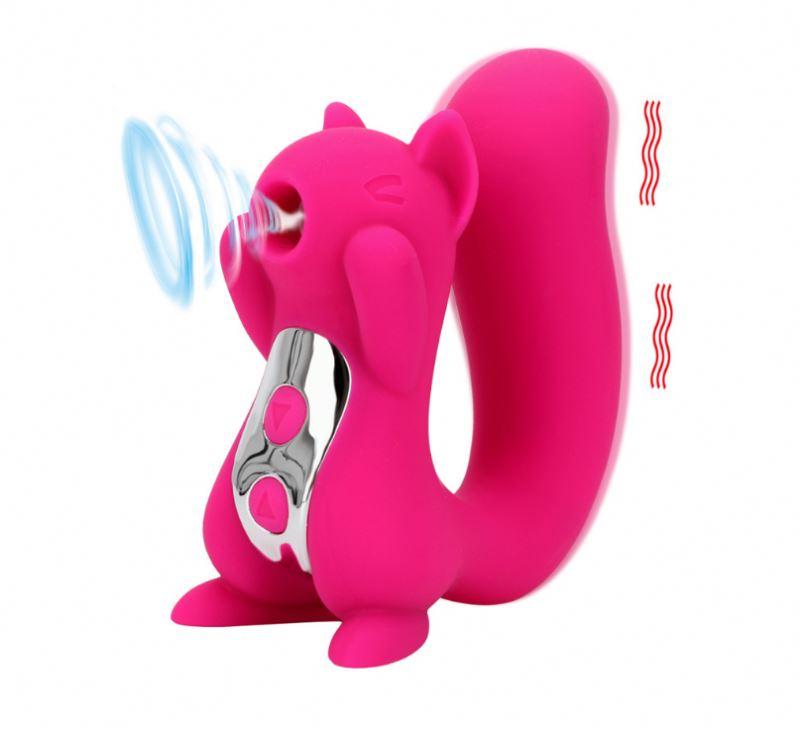 Squirrel Shape Sucking Vibrator Sex Toys For Woman Clitoral Suction Vibrating Adult Sex Toys