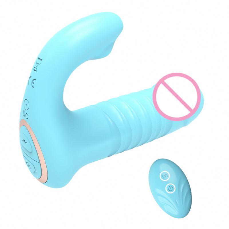 Thrusting Dildo Vibrator Wearable Vagina G Spot Vibrator Female Clitoral Massage Stimulator Adult Sex Toy For Woman Masturbator