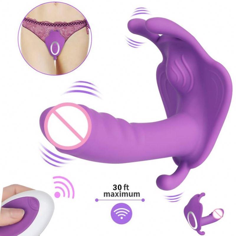 Silicone Wearable Dildo Vibrator Realistic Dildo For Woman Invisible Panty Vibrator Vagina Massager Adult Sex Toys Remote Contr