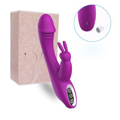 Powerful Rotating Clitoris Masturbation Of Sex Toys Woman Rabbit Vibrator