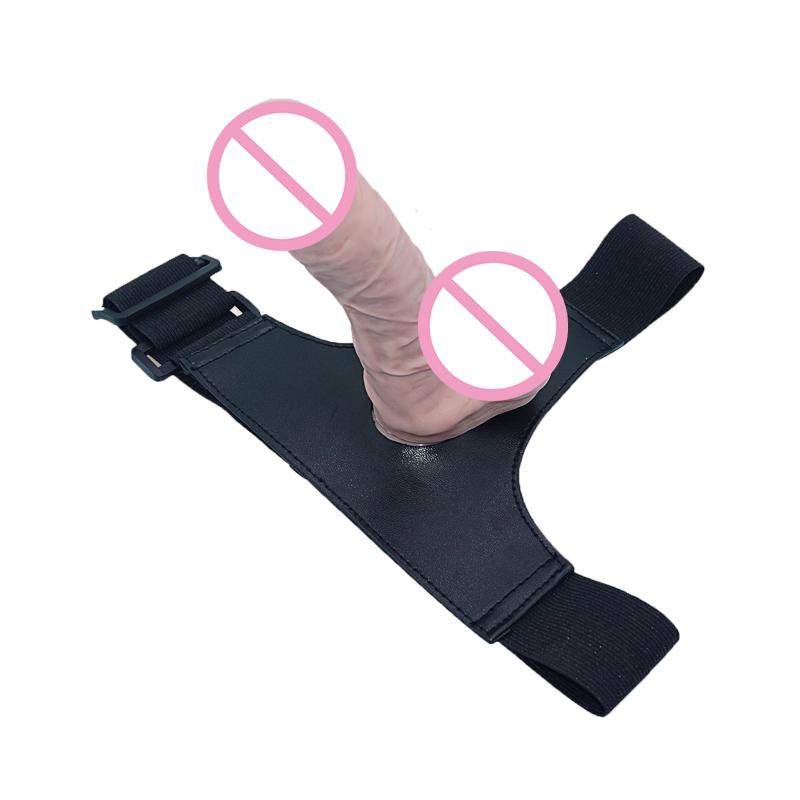 High-quality High-quality Liquid Silicone For Unisex Wear Leather Pants Penis Dildo Sex Toys
