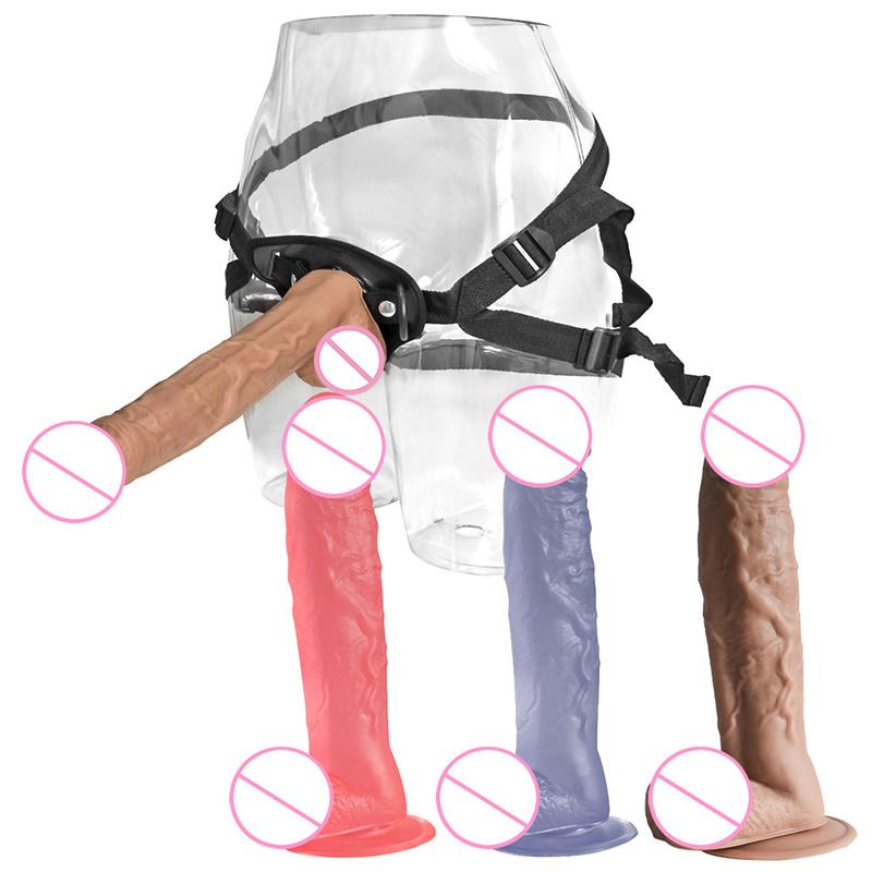 Men And Women Wearable Simulation Dildo Adult Sex Toys Masturbator For Female