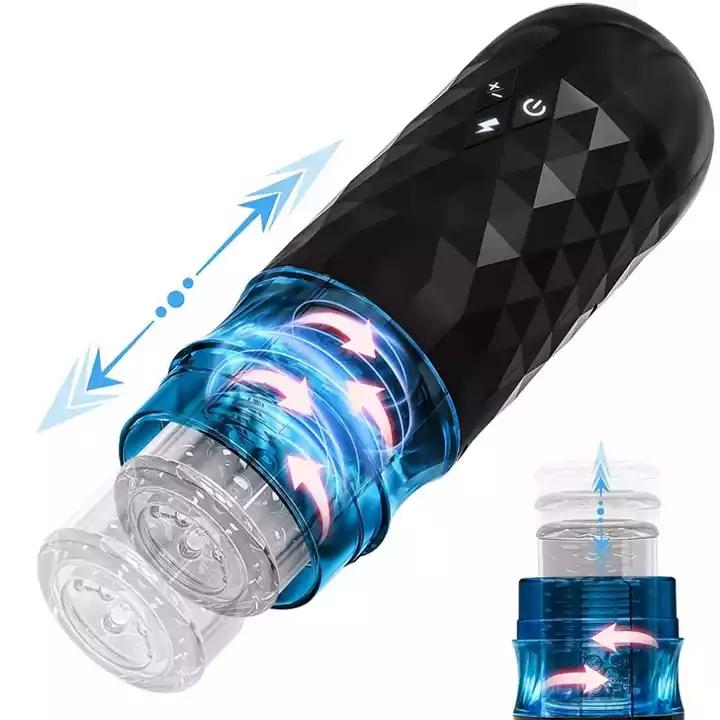 Wholesale Automatic Vibrating Thrusting Sucking Male Masturbator Masturbation Stroker Real Vaginal Sex Toy For Men