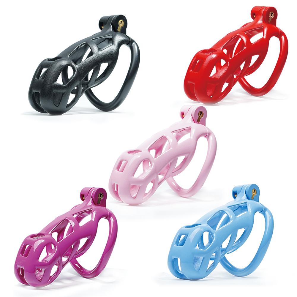 Adult Male Chastity Device Cock Cage Penis Lock Cage Penis Cage With 4 Rings Male Sex Toys