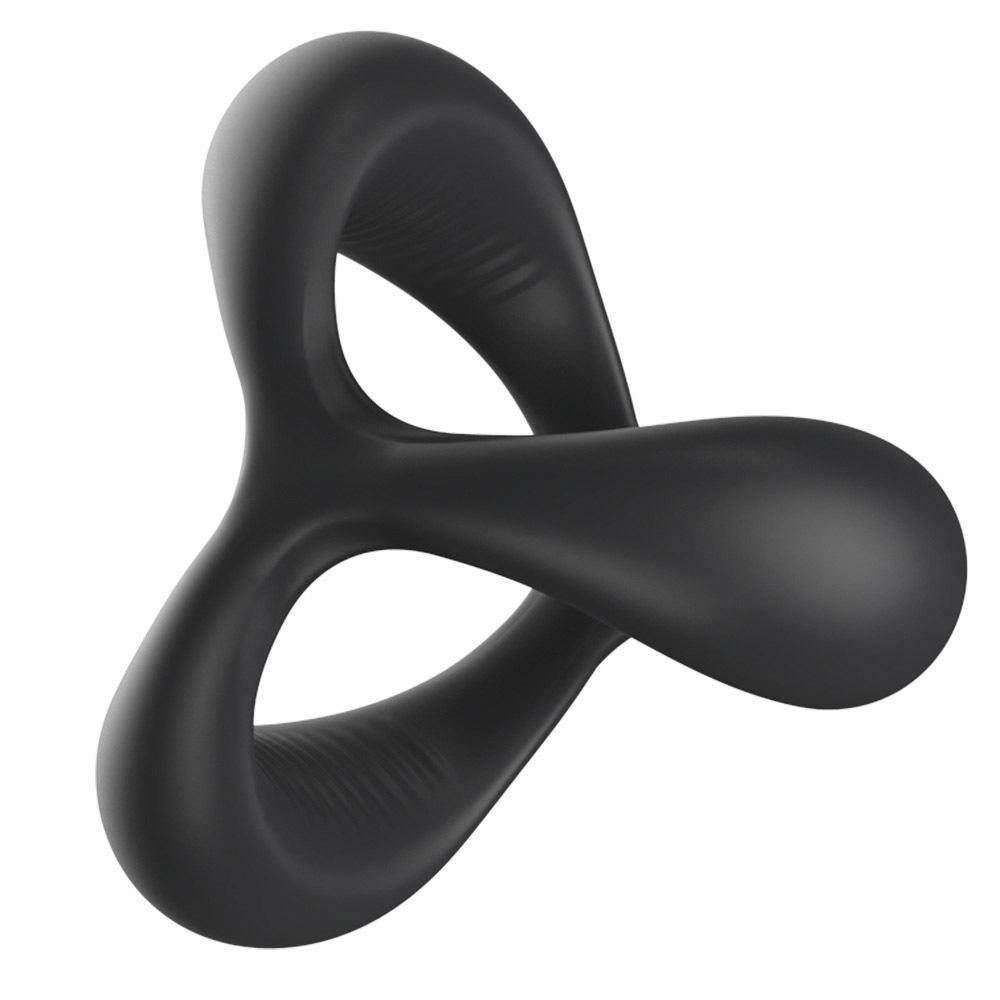 Male Masturbator Ultra Soft Stretchy Penis Rings 3 In 1 Triple Silicone Triple Cock Rings For Men And Couples