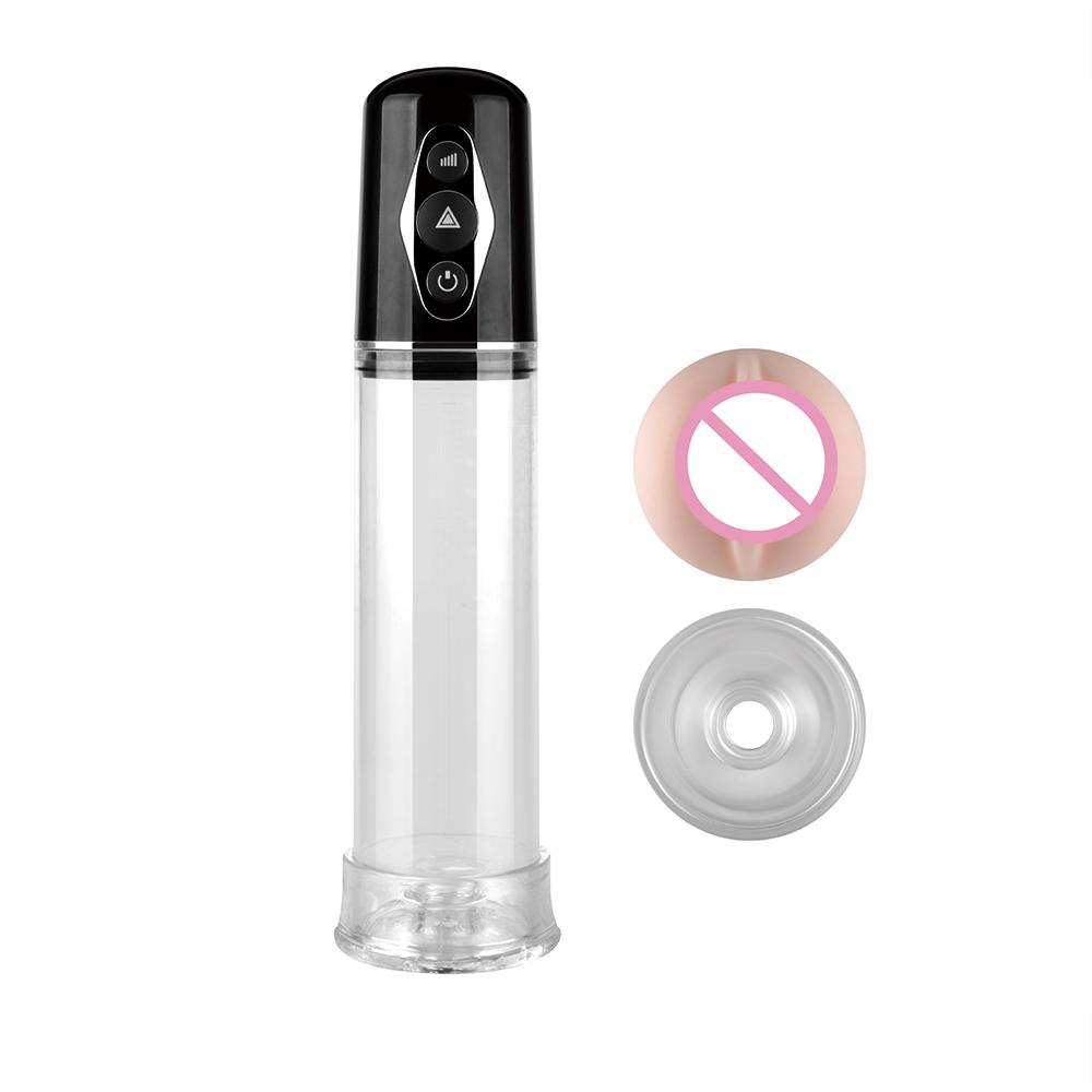 Strong Automatic Enlargement Vacuum Erection Cock Enlarger Electric Penis Extender Pump Sucking Masturbation Cup For Men