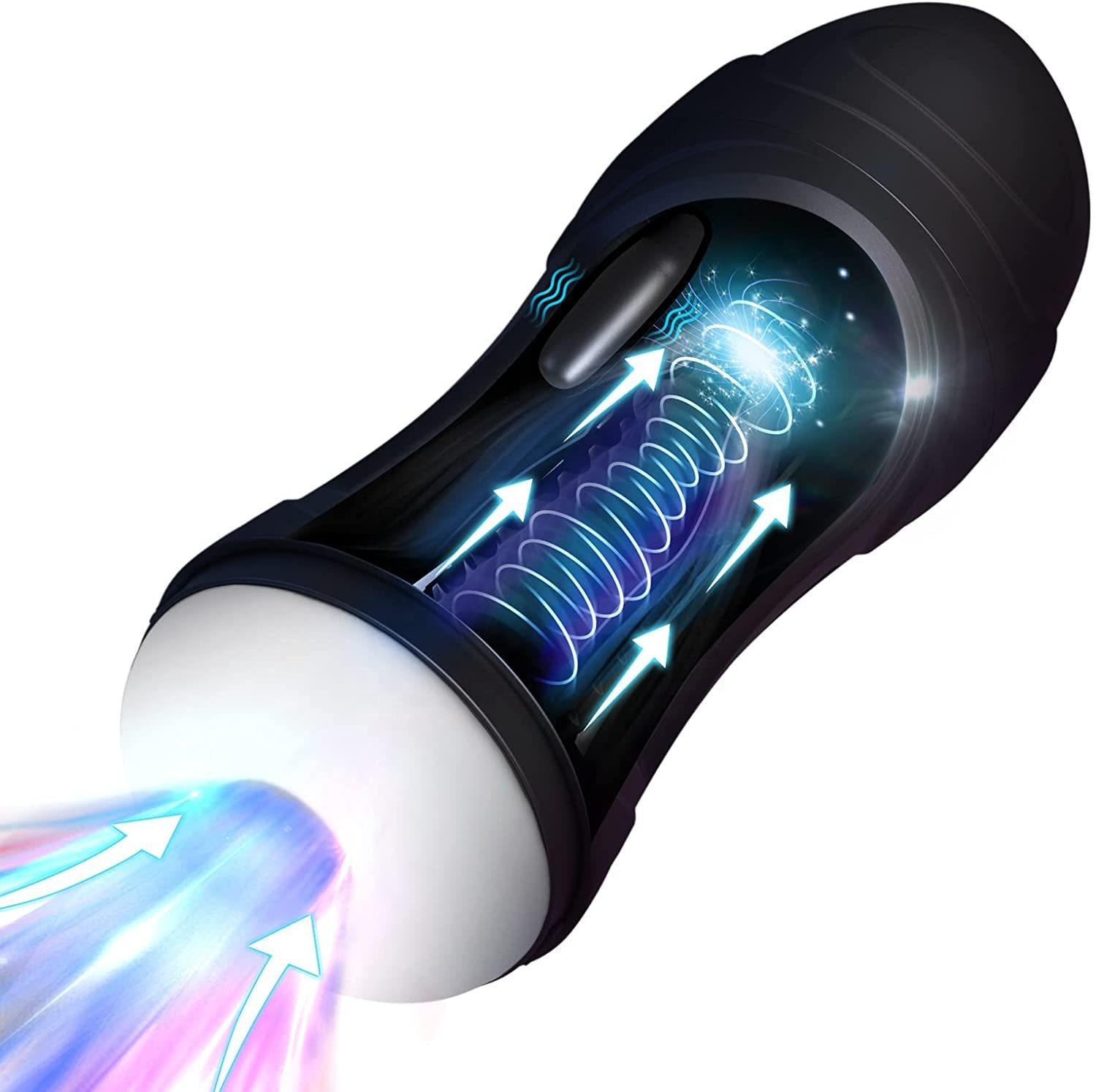 Usb Charging Automatic Sucking Vibration Masturbation Tools For Male Masturbator Aircraft Cup Male Masturbation Silicone