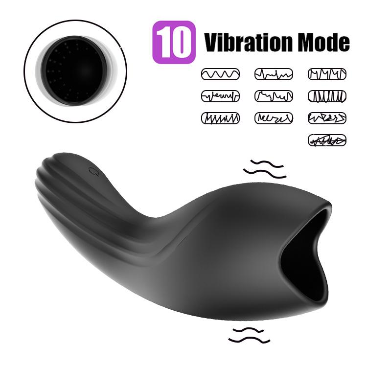 New 10 Frequency Glans Vibrator Masturbation Sex Toys Penis Massager Male Ejaculation Delay Exerciser Glans Stimulator