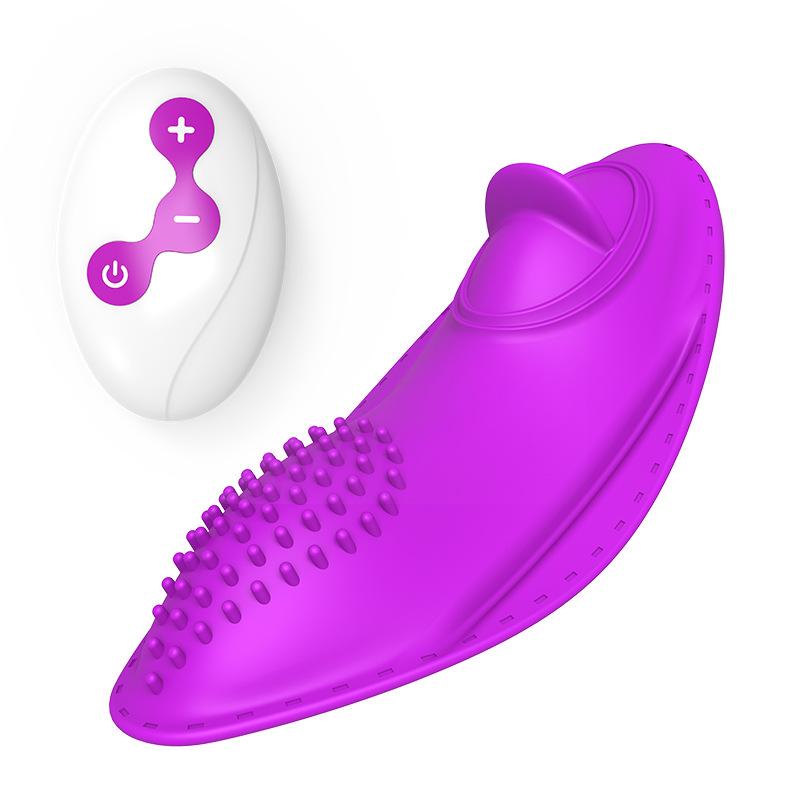 Usb Charging Wireless Remote Control Tongue Licking Vibrator Female Stimulator Vibrating Egg Sex Toy For Women