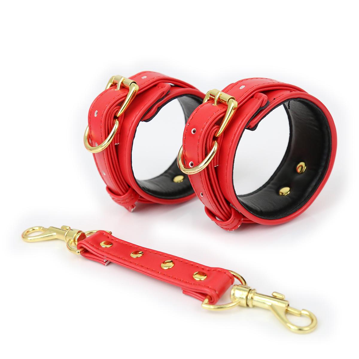 Bdsm Restraint Bondage Fetish Slave Handcuffs &amp; Ankle Cuffs Adult Erotic Sm Sex Toy For Woman Couples Games Sex Products