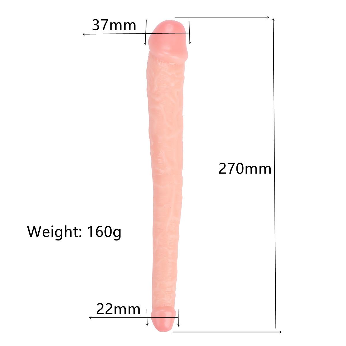 10.6 inches Double headed Realistic Dildo