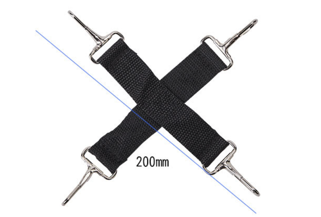 10 piece woven strap Bondage set