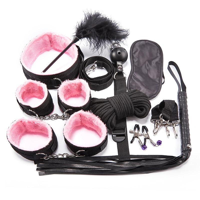 10 piece woven strap Bondage set