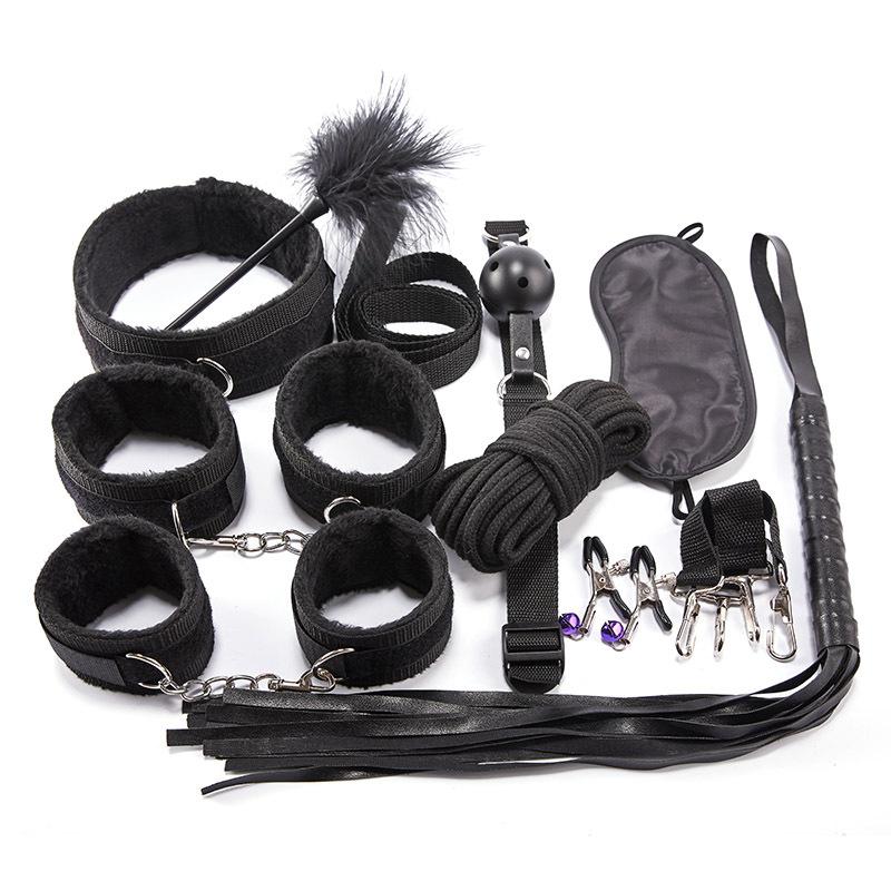 10 piece woven strap Bondage set