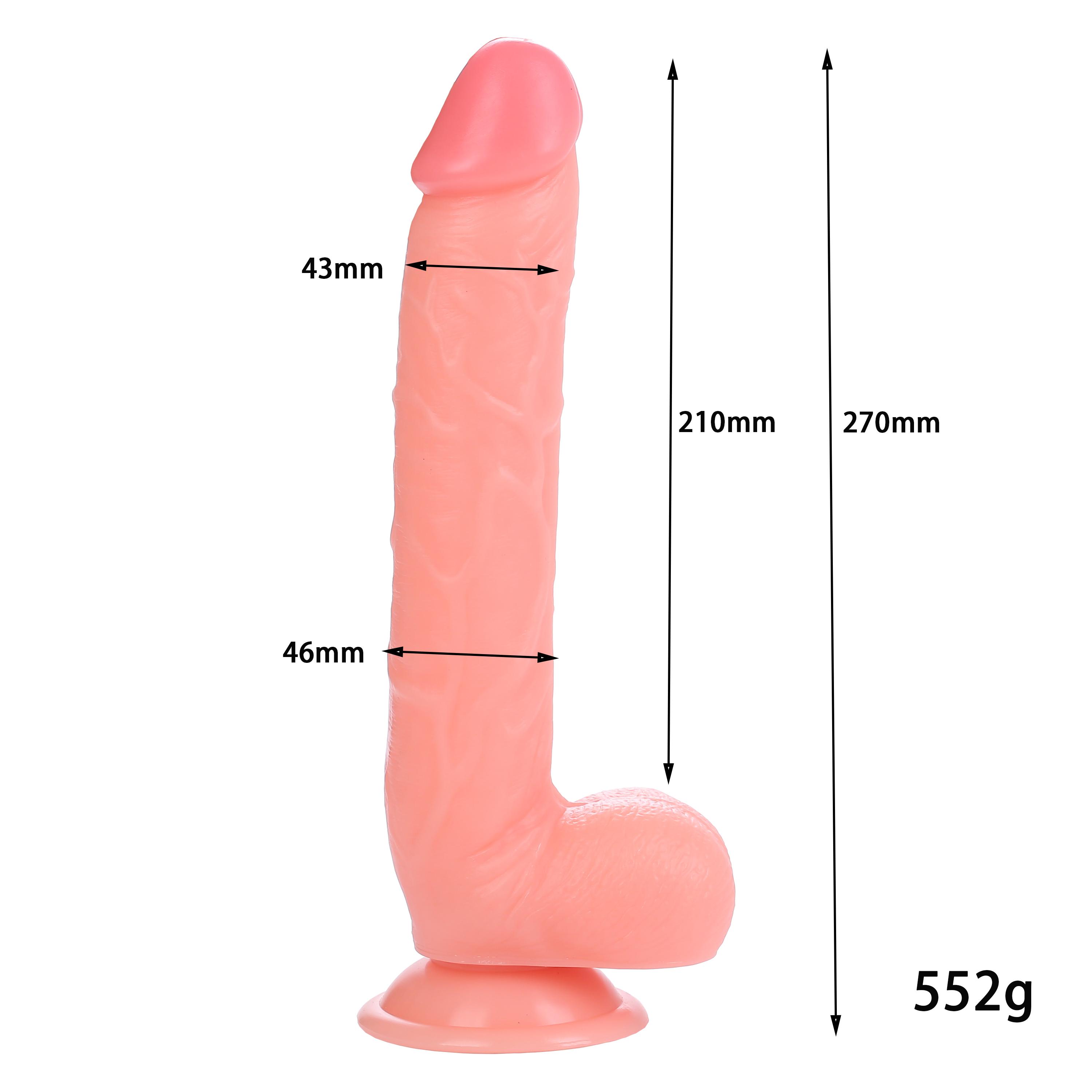 10.6 inches Realistic huge Dildo