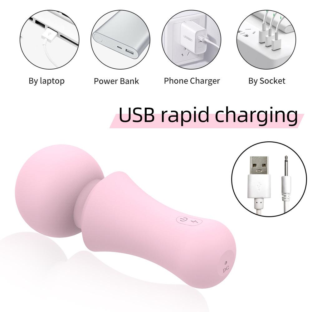 7-frequency charging vibration massage AV stick