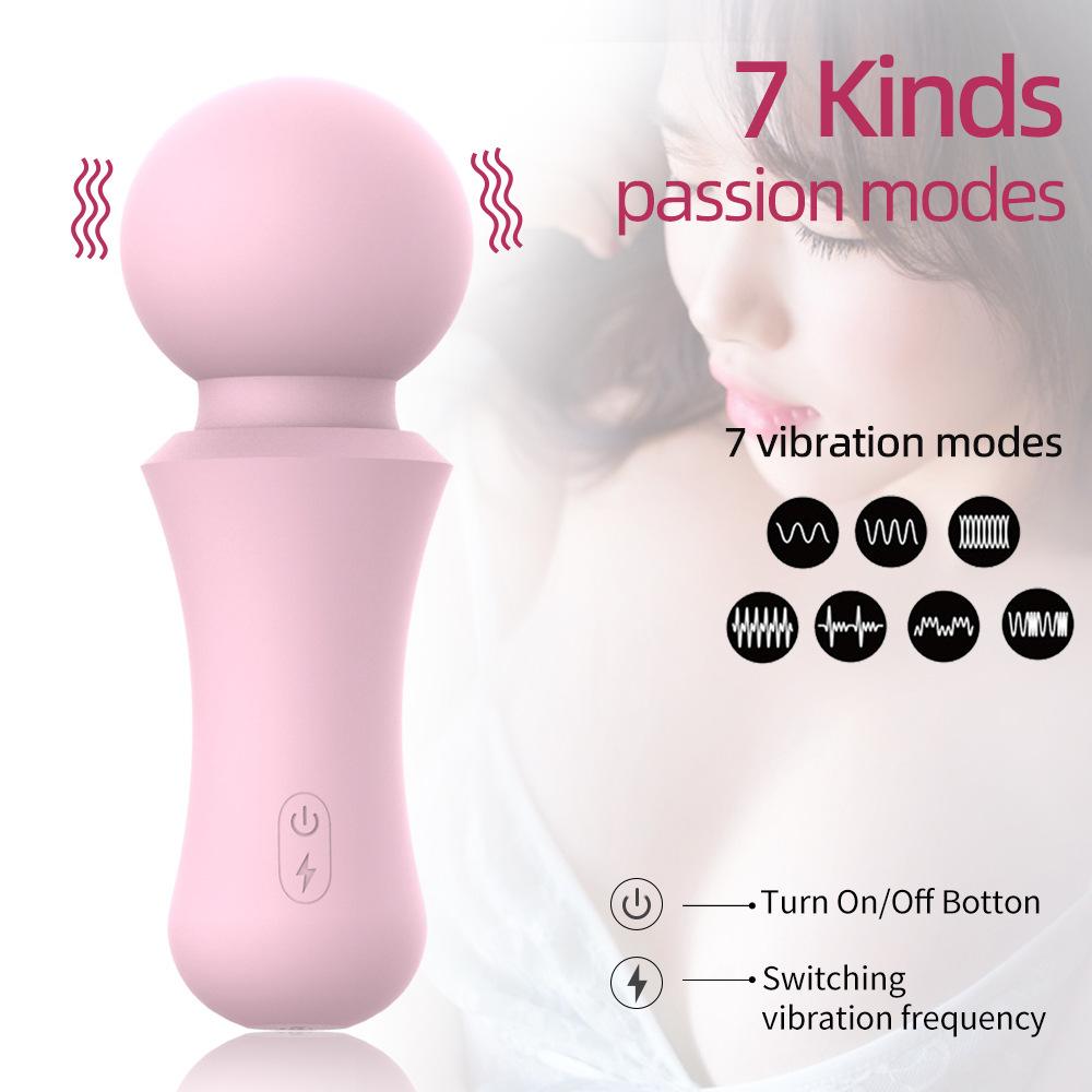 7-frequency charging vibration massage AV stick