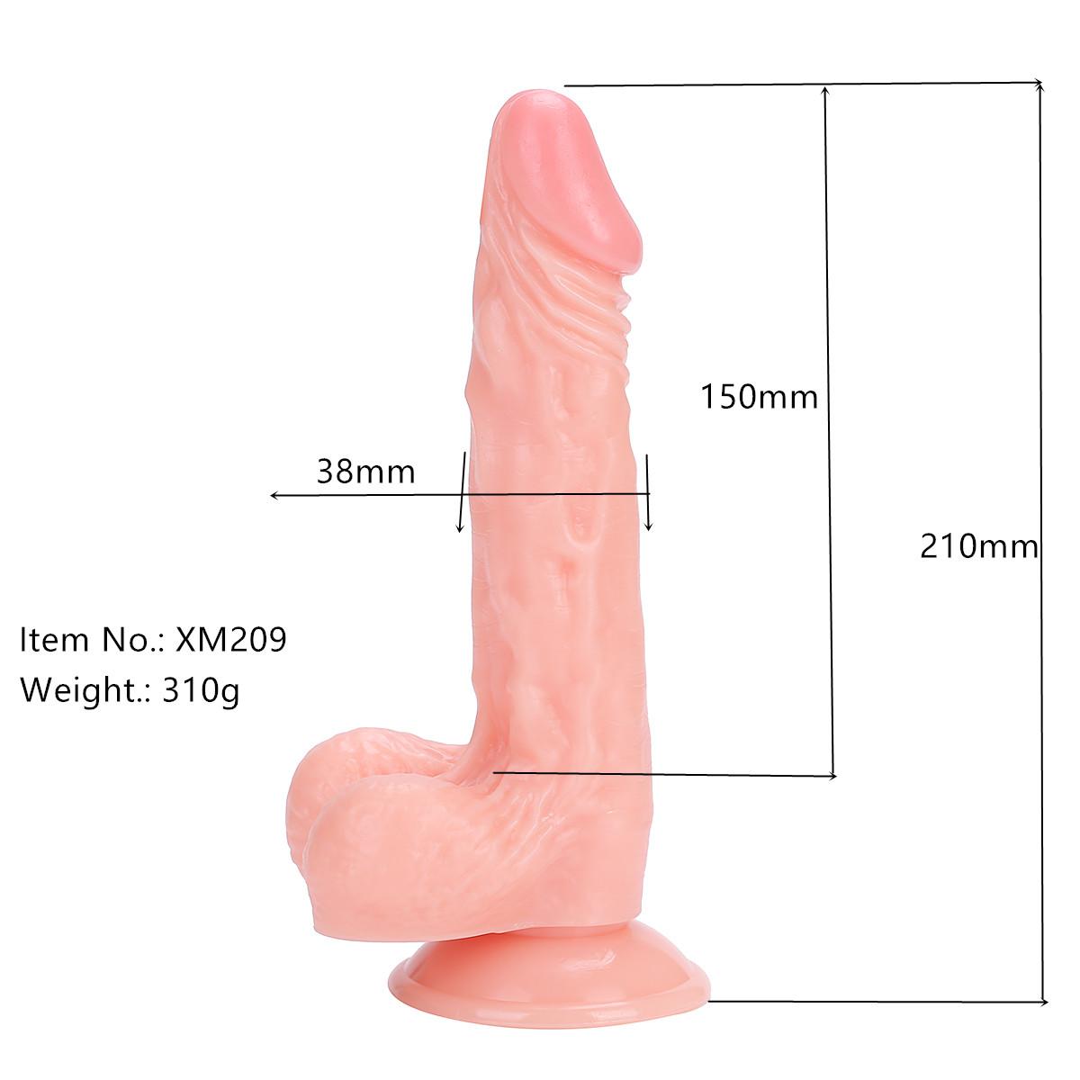 8.3 inches Realistic Anal Dildo