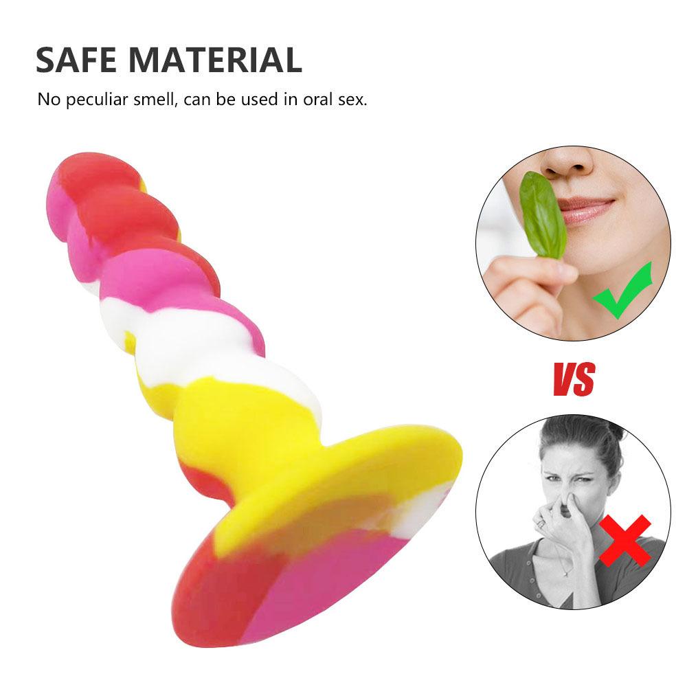 Colorful silicone anal dilator