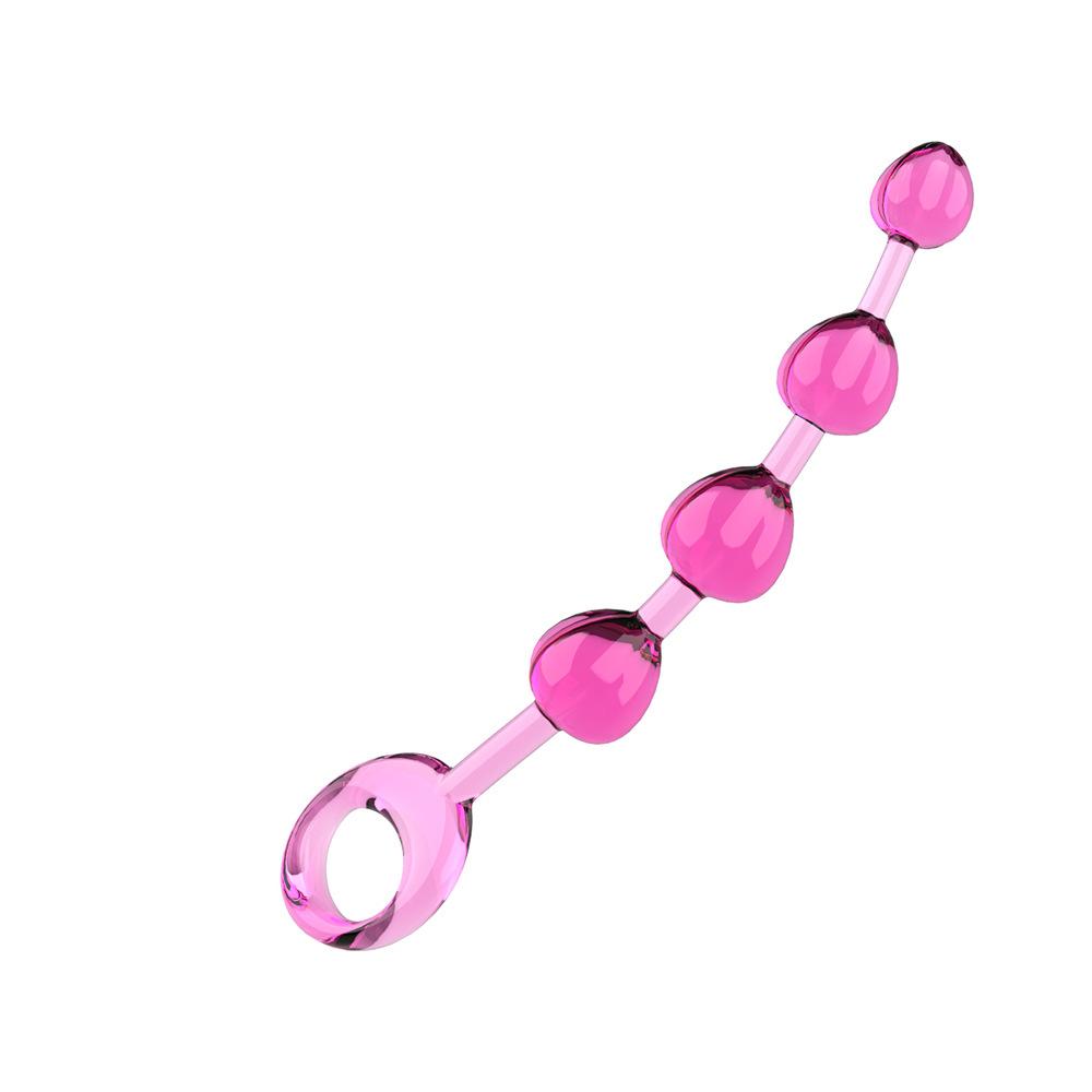 Crystal four bead anal plug