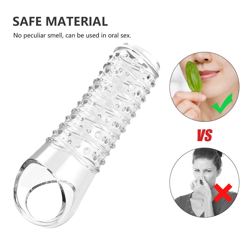 Crystal Penis Cover - round dot