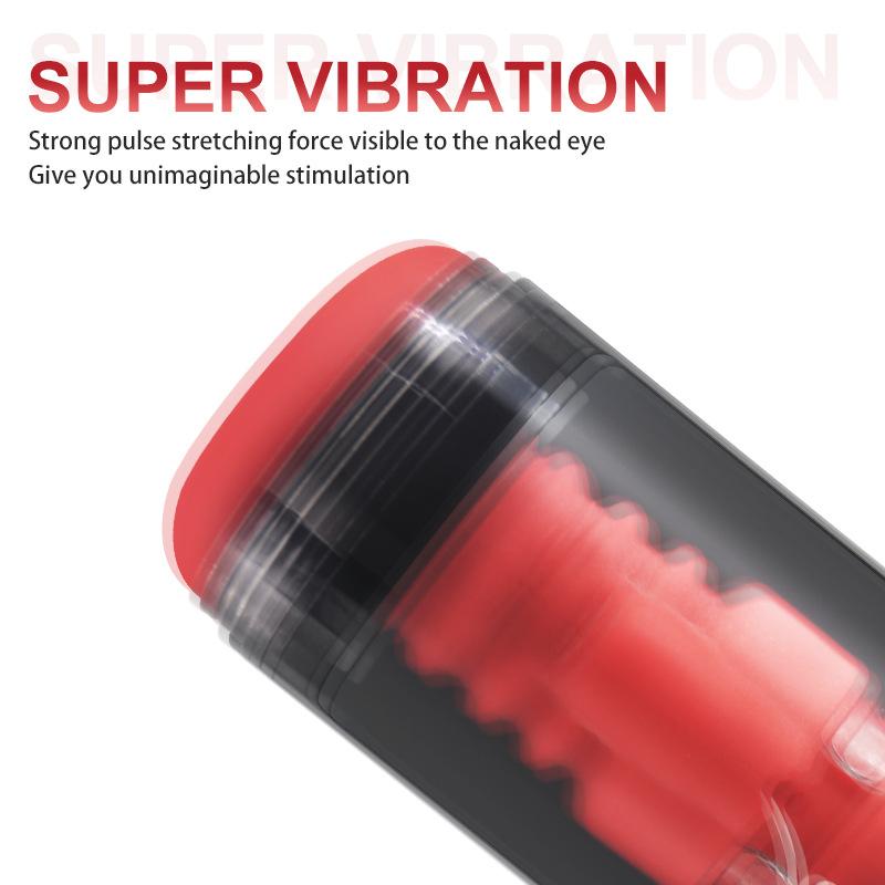 Fully automatic intelligent 7-frequency spiral telescopic vibration aircraft cup