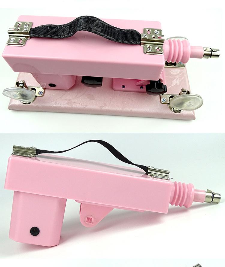 Fully automatic telescopic and plug-in female sex Fucking machine - pink