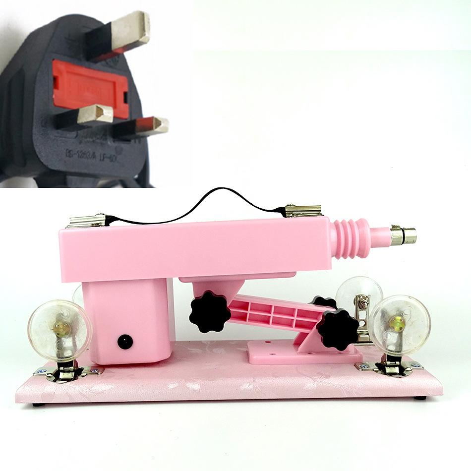 Fully automatic telescopic and plug-in female sex Fucking machine - pink