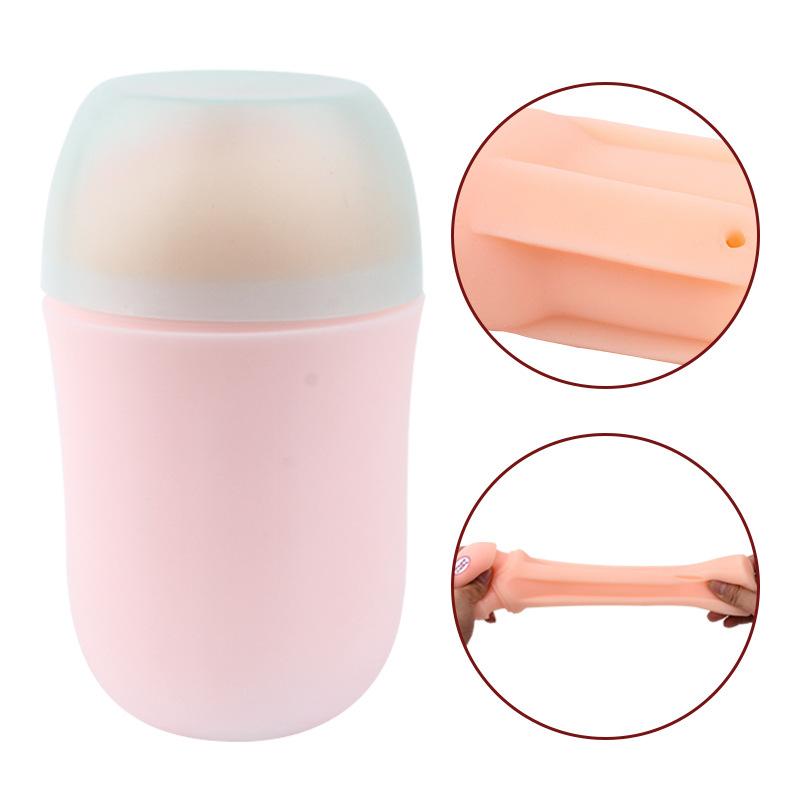 Portable Male Masturbation Vaginal Aircraft Cup Simulation Channel Penile Stretch Trainer