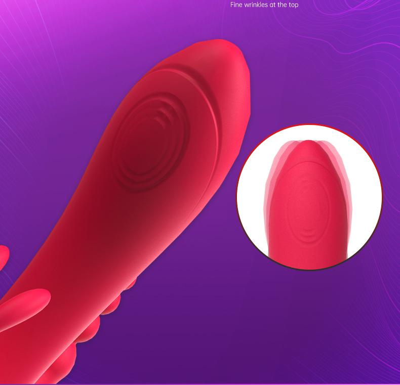 Rabbit silicone female trident vibrator 12 frequency USB charging